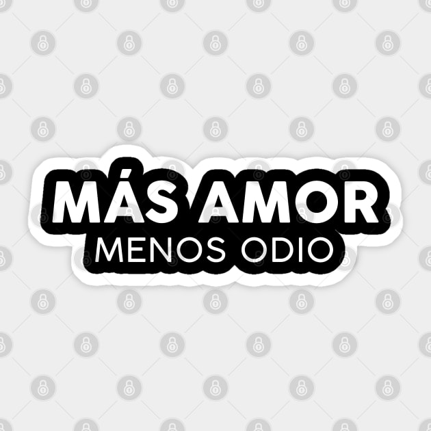 Mas Amor Menos Odio Sticker by stuffbyjlim